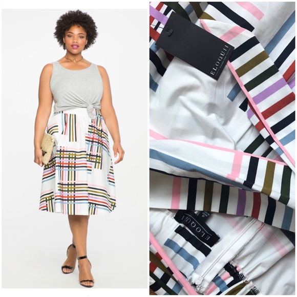 Eloquii Dresses & Skirts - NWT Eloquii Tie Waist Midi Skirt